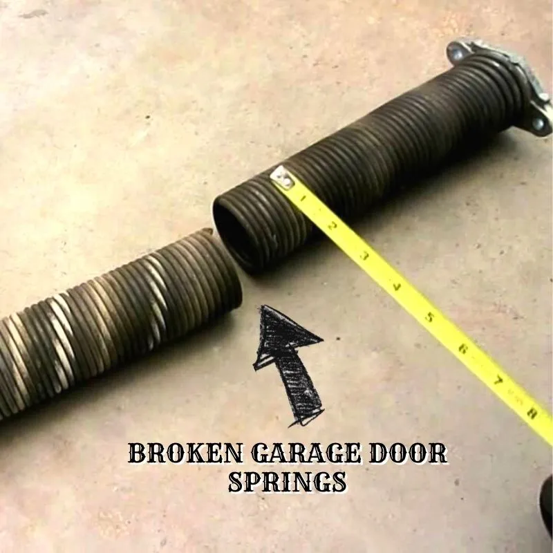 THE DANGERS OF BROKEN GARAGE DOOR SPRINGS
