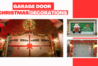 Garage Door Christmas Decorations,