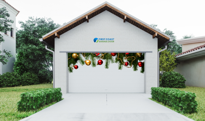 Holiday Mural Garage door,