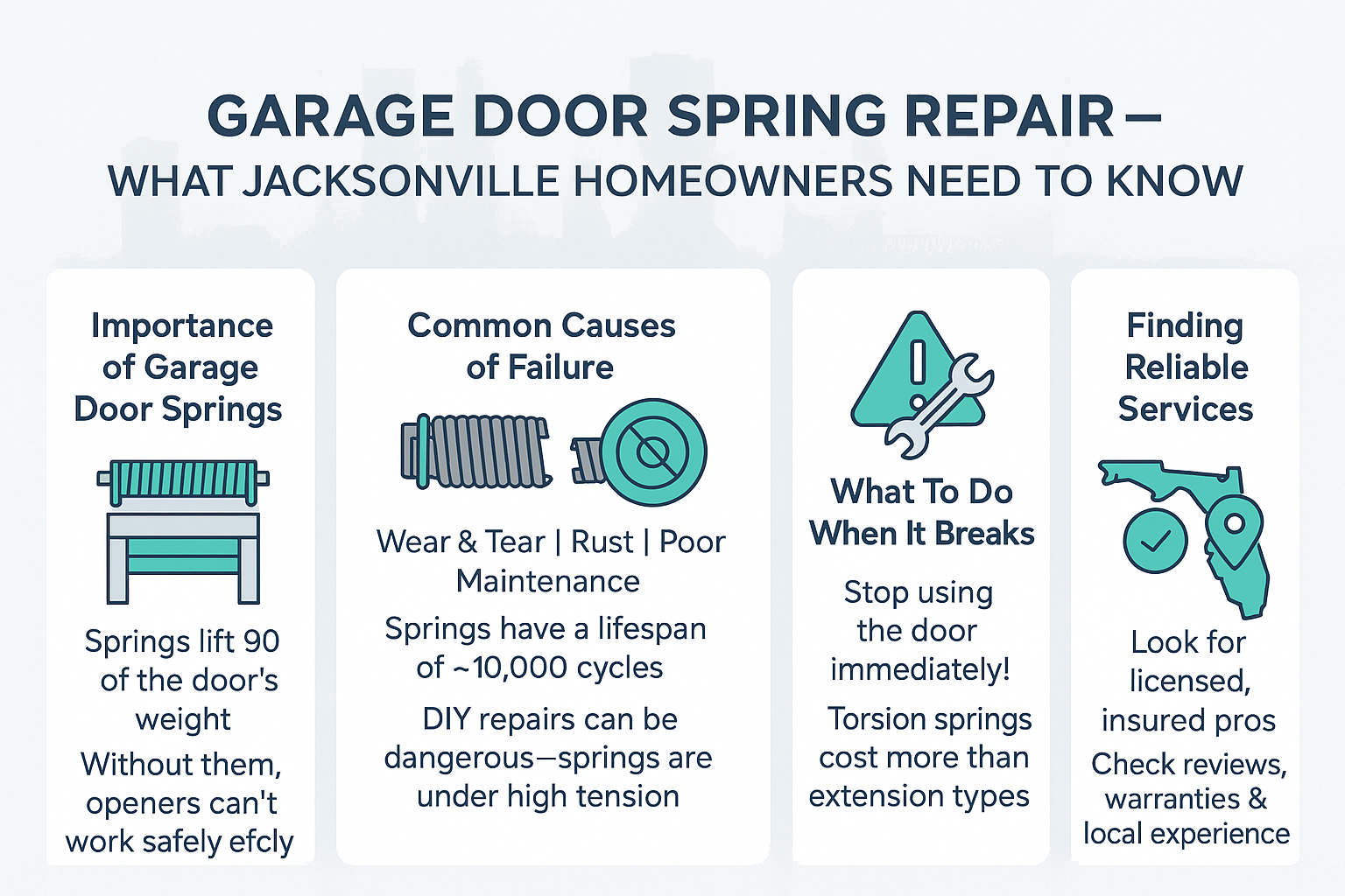 Broken Garage Door Spring Repair,