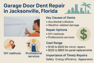 garage door dent repair,